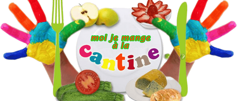 Menus de la cantine de l'école maternelle et élémentaire